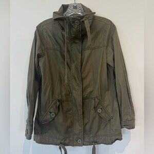 Rubbish brand Army Green Utility Jacket Coat. Womens size small
